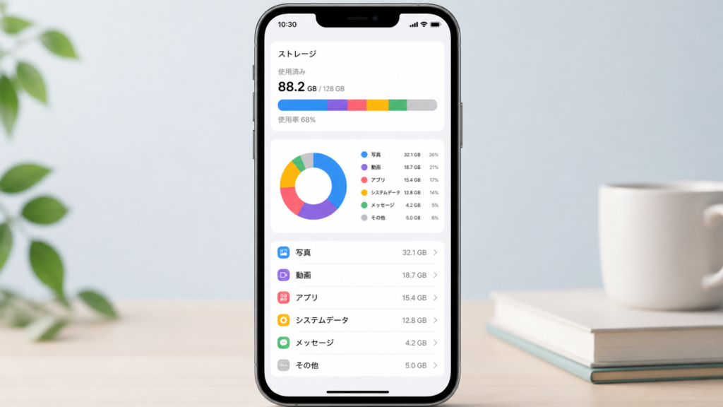 スマホの容量